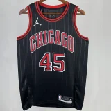 2023/24 Bulls JORDAN #45 Black NBA Jerseys
