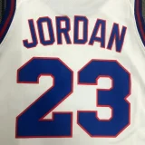 JORDAN # 23 Tune Squad Concept White NBA Jerseys Hot Pressed