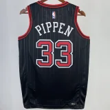 2023/24 Bulls PIPPEN #33 Black NBA Jerseys