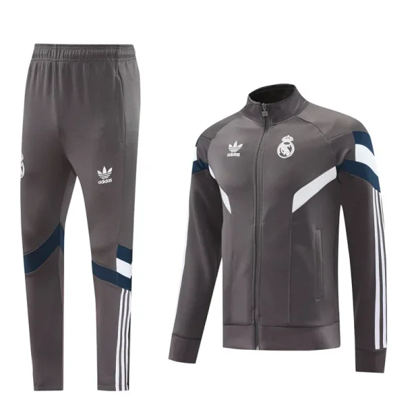2024/25 RMA Grey Jacket Tracksuit