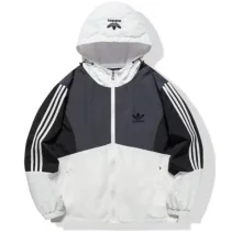 2025 AD~ White Grey Windbreaker