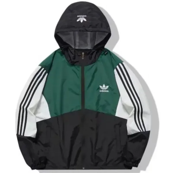 2025 AD~ Green Black Windbreaker