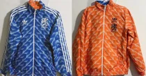 1988 Holland Retro Style Reversible Windbreaker