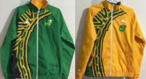 1998 Jamaica Retro Style Reversible Windbreaker
