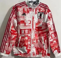 2024 Japan Red Reversible Windbreaker