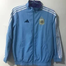 2023 Argentina Reversible Embroidery+Silica gel Windbreaker (3 Stars 3星 刺绣+硅胶 双面)