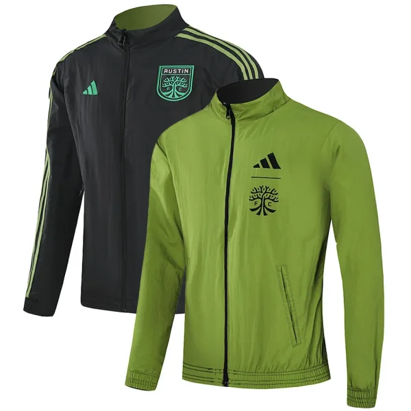 2023/24 Austin FC Green Black Reversible Windbreaker 双面 奥斯汀
