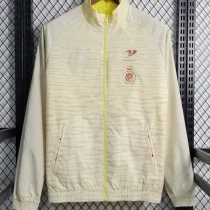 2023 Al-Nassr ReversibleYellow White Windbreaker