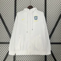 2024/25 Brazil White Windbreaker