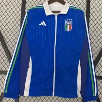 2024 Italy Blue White Reversible Windbreaker