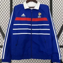 2024 France Blue White Reversible Windbreaker