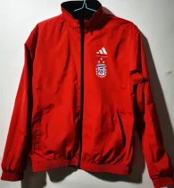 2023 Argentina Red Black Reversible Windbreaker (3星双面)