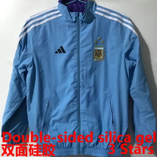 2023 Argentina Reversible Double-Sided Silica gel Windbreaker