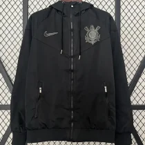 2024/25 Corinthians Black Windbreaker