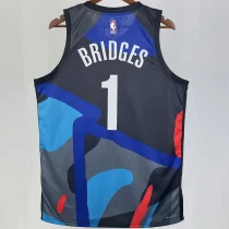 2023/24 Nets BRIDGES #1 City Editionk NBA Jerseys