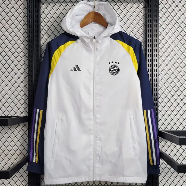 2023/24 Bayern White Reversible Windbreaker