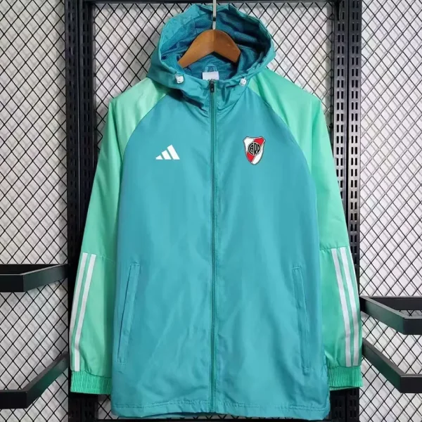 2023/24 River Plate Green Windbreaker