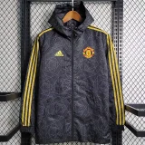 2023/24 Man United Black Windbreaker