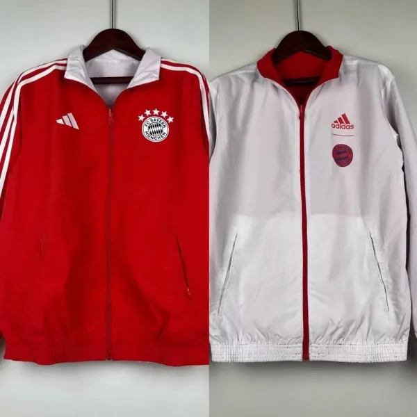 2023/24 Bayern Red White Reversible Windbreaker