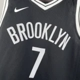 Nets DURANT #7 Bkacl Kids NBA Jersey