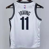 Nets IRVING #11 White Kids NBA Jersey