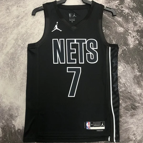 2023 Nets DURANT #7 Black NBA Jerseys