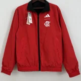 2023/24 Flamengo Reversible Red Black Windbreaker