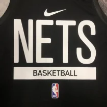2023/24 Nets Black Training Tank Top NBA Jerseys