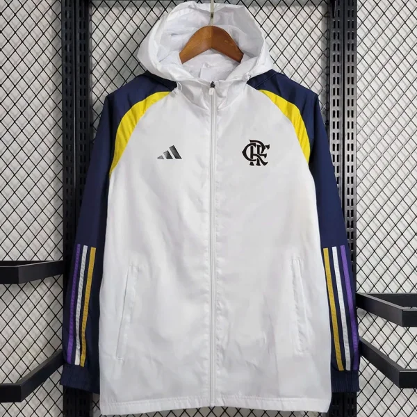 2023/24 Flamengo White Windbreaker