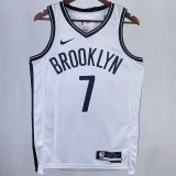 2023/24 Nets DURANT #7 White NBA Jerseys