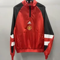 2023/24 Man United Red Half Windbreaker