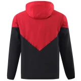 2023/24 Man United Red Black Windbreaker