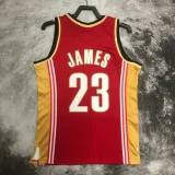 2003/04 Cleveland Cavaliers JAMES #23 Red Retro Top Quality Hot Pressing NBA Jersey