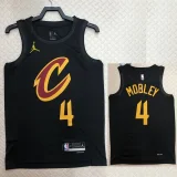 2022/23 Cleveland Cavaliers MOBLEY #4 Black Top Quality  NBA Jersey (Trapeze Edition)