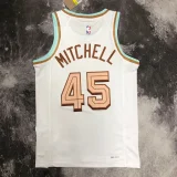 2022/23 Cleveland Cavaliers MITCHELL #45 White City Edition Top Quality Hot Pressing NBA Jers