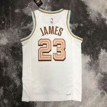 2022/23 Cleveland Cavaliers JAMES #23 White City Edition Top Quality Hot Pressing NBA Jersey