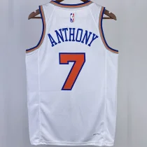 2023/24 NY Knicks ANTHONY #7 White NBA Jerseys