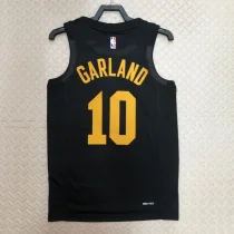 2022/23 Cleveland Cavaliers CARLAND #10 Black Top Quality Hot Pressing NBA Jersey (Trapeze Edition)