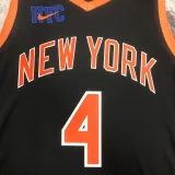 2023 NY Knicks ROSE #4 Black City Edition NBA Jerseys