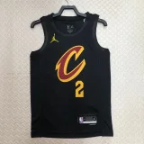 2022/23 Cleveland Cavaliers IRVING #2 Black Top Quality  NBA Jersey (Trapeze Edition)