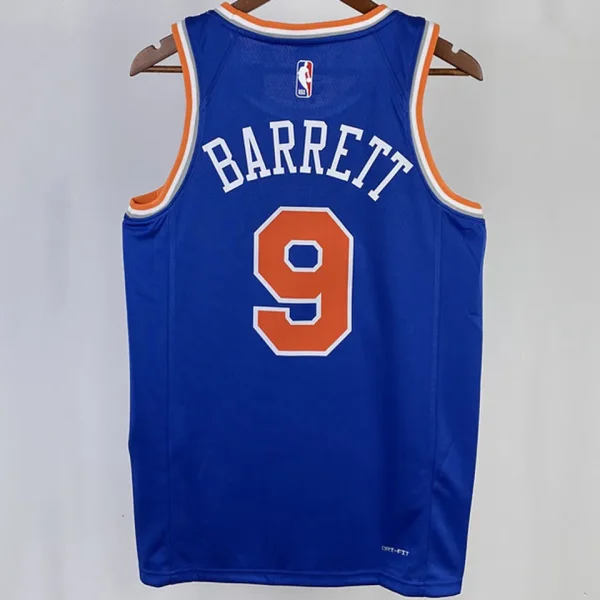 2023/24 NY Knicks BARRETT #9 Blue NBA Jerseys