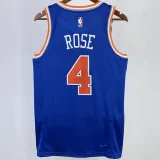 2023/24 NY Knicks ANTHONY #7 Blue NBA Jerseys