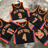 2023 NY Knicks ROSE #4 Black City Edition NBA Jerseys