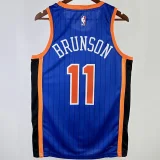 2023/24 NY Knicks BRUNSON #11 Blue City Edition NBA Jerseys