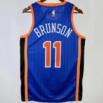 2023/24 NY Knicks BRUNSON #11 Blue City Edition NBA Jerseys