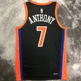 2023 NY Knicks ANTHONY #7 Black City Edition NBA Jerseys