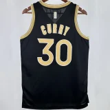 2025 Warriors CURRY #30 Black City Edition NBA Jerseys