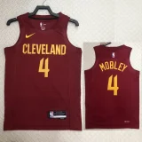 2022/23 Cleveland Cavaliers MOBLEY #4 Red Top Quality  NBA Jersey
