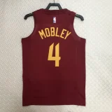 2022/23 Cleveland Cavaliers MOBLEY #4 Red Top Quality  NBA Jersey