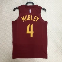 2022/23 Cleveland Cavaliers MOBLEY #4 Red Top Quality  NBA Jersey